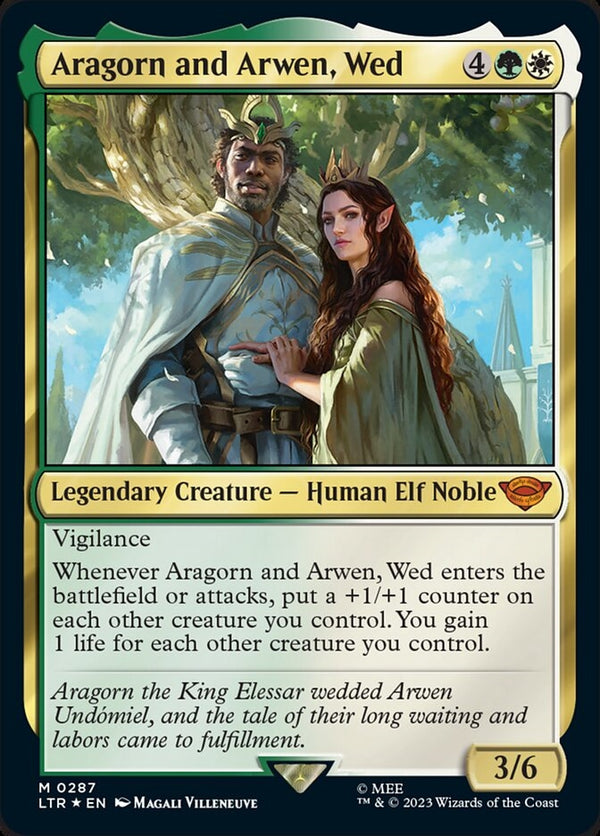 Aragorn and Arwen, Wed [#0287 Starter Deck] (LTR-M)