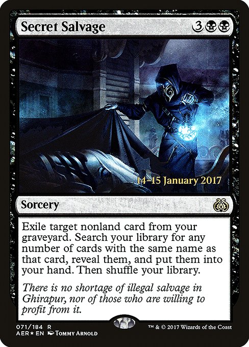 Secret Salvage (AER-R-PRE)