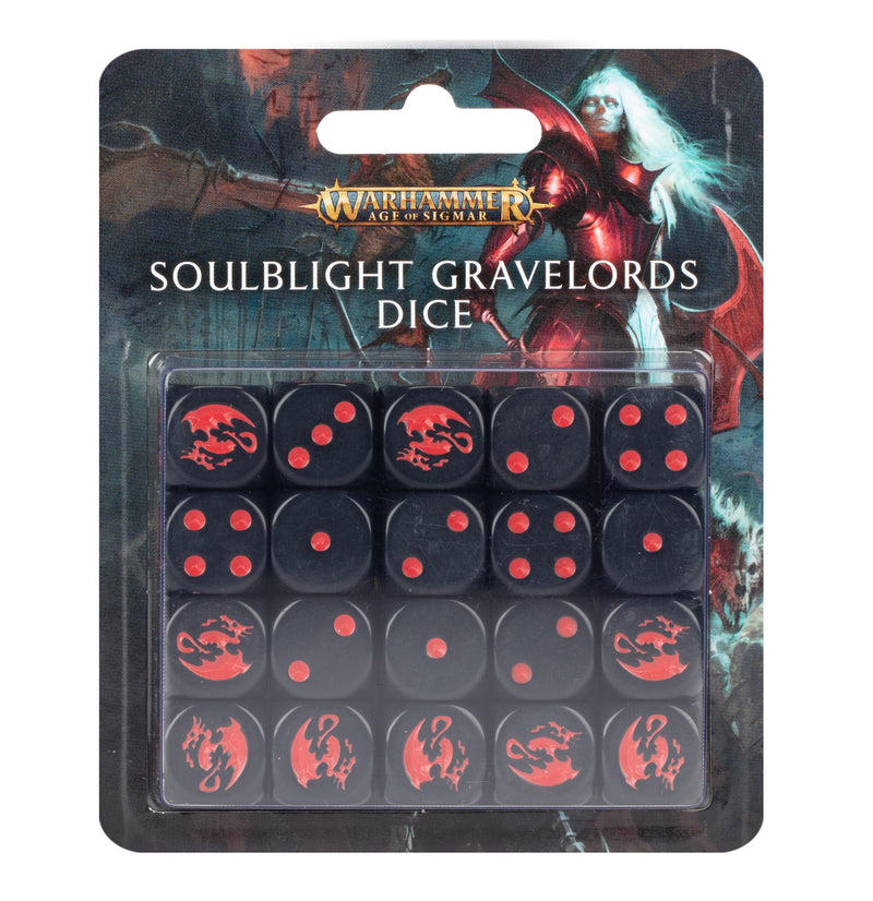 Citadel Hobby: Dice Set - Age of Sigmar: Death - Soulblight Gravelords (3rd)