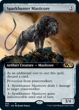 Sparkhunter Masticore [#384 Extended Art] (M21-R)