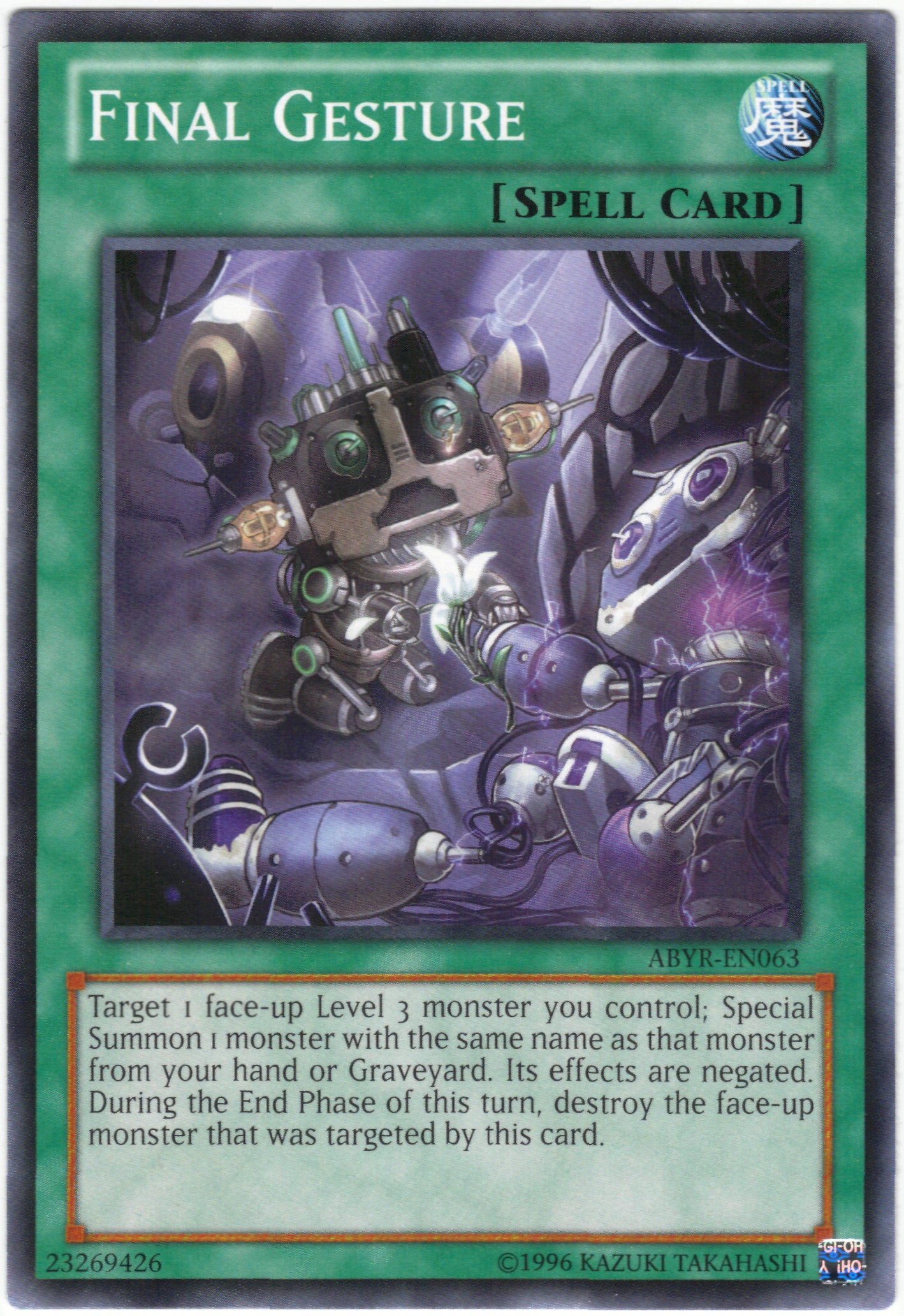 Final Gesture (ABYR-EN063) Common - Near Mint Unlimited