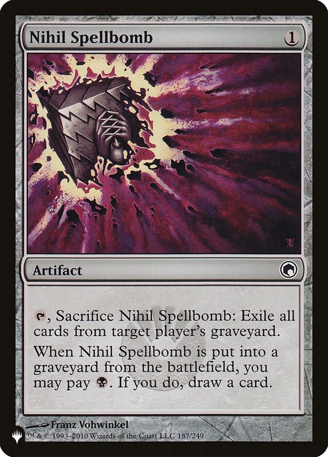 Nihil Spellbomb (SOM-C-LIST)