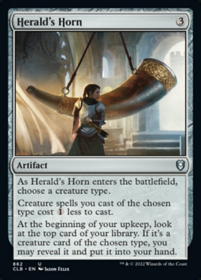 Herald's Horn [#862 Commander Decks] (CLB-U)