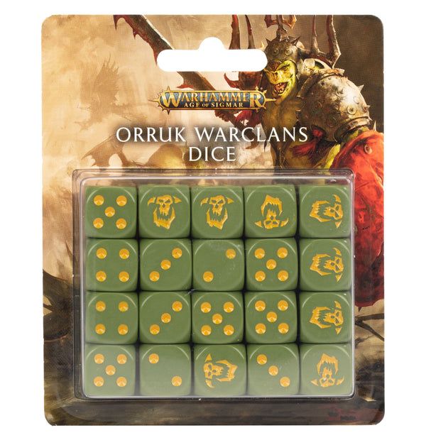 Citadel Hobby: Dice Set - Age of Sigmar: Destruction - Orruk Warclans (3rd)