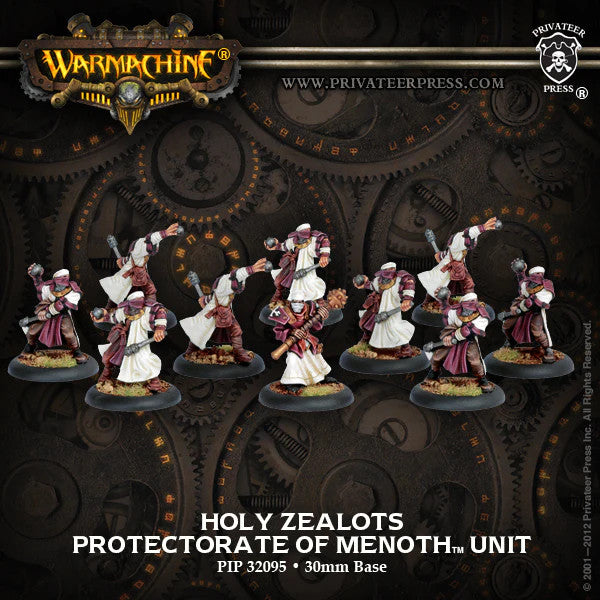 Warmachine: Protectorate - Holy Zealots, Unit (10 Metal)