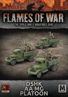 Flames of War: WWII: Soviet (SBX38) - DShK AA MG Platoon (Early)