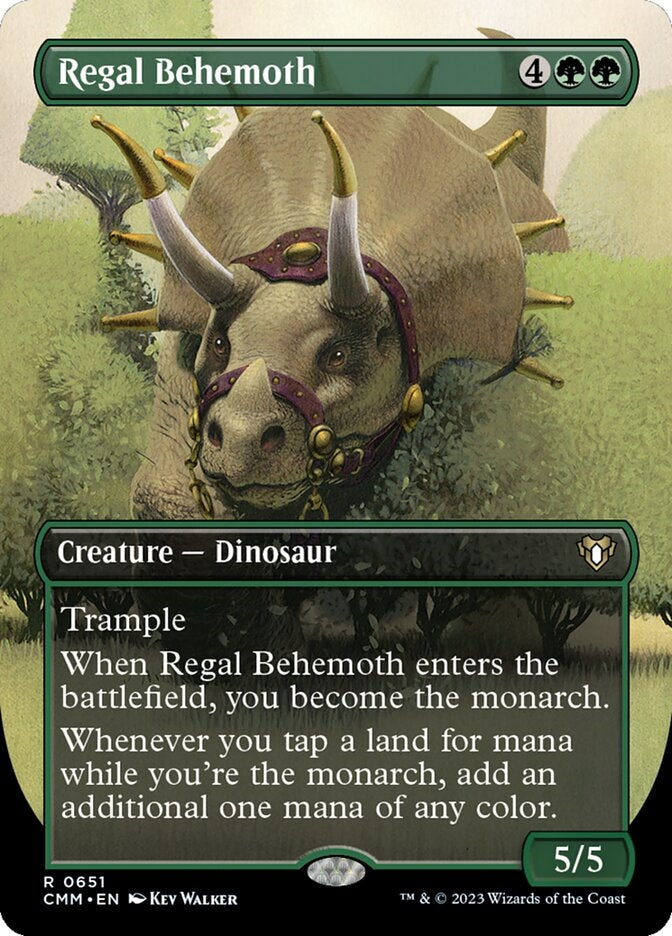 Regal Behemoth [#0651 Borderless] (CMM-R)