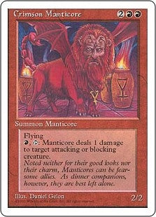 Crimson Manticore (4ED-R)