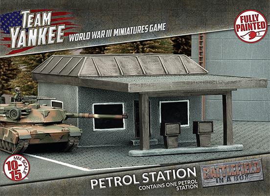 Flames of War: Team Yankee WW3: Battlefield in a Box (BB193) - Petrol Station (Fully Painted)