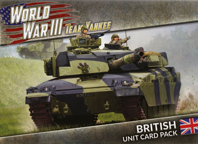 Flames of War: Team Yankee WW3: British (WW3-02U) - Unit Cards