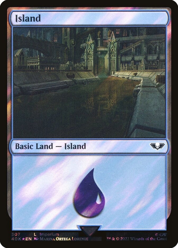 Island [#307 Surge Foil] (40K-C-FOIL)