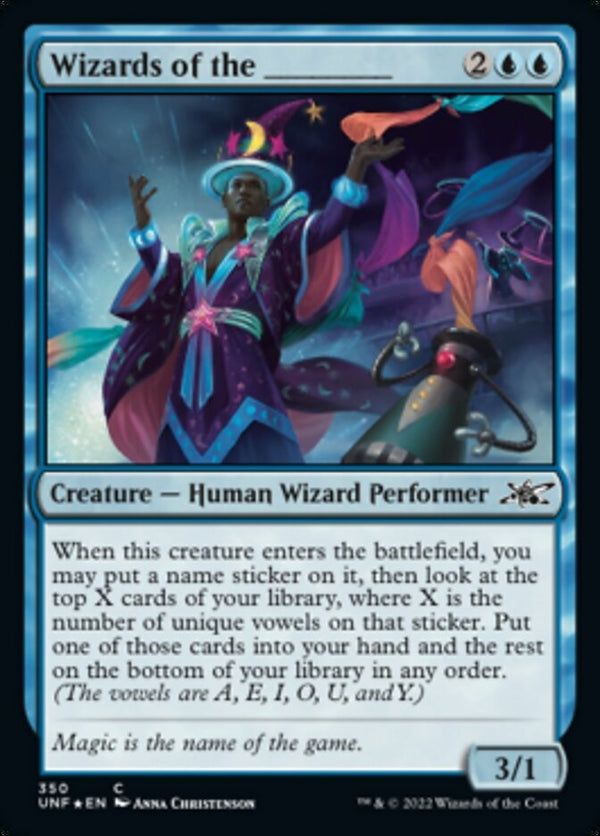 Wizards of the _______ [#350 Galaxy Foil] (UNF-C)