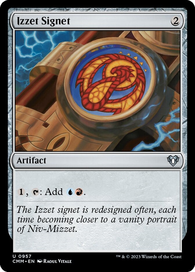 Izzet Signet [#0957 Reprints] (CMM-U)
