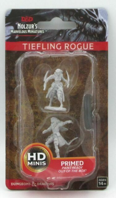 D&D: Nolzur's Marvelous Miniatures - Tiefling Female Rogue W7