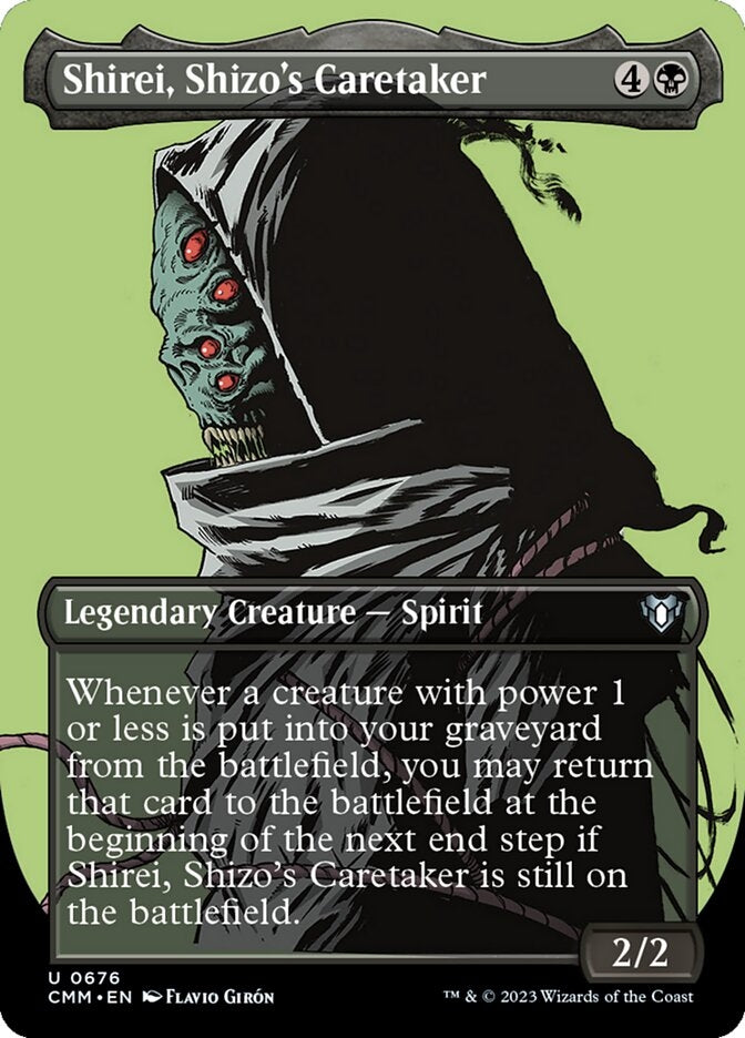 Shirei, Shizo's Caretaker [#0676 Borderless Profile] (CMM-U)