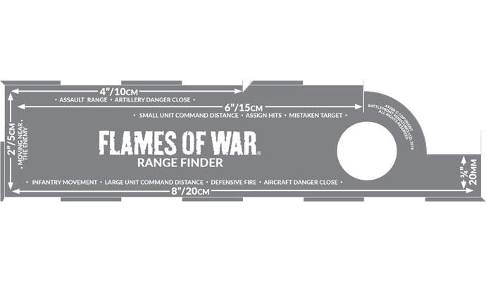 Flames of War: Range Finder (Etched)