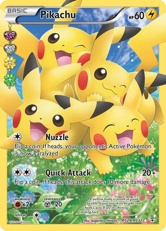 Pikachu (Full Art) - RC29/RC32 (GEN:RC) Ultra Rare - Near Mint Holofoil