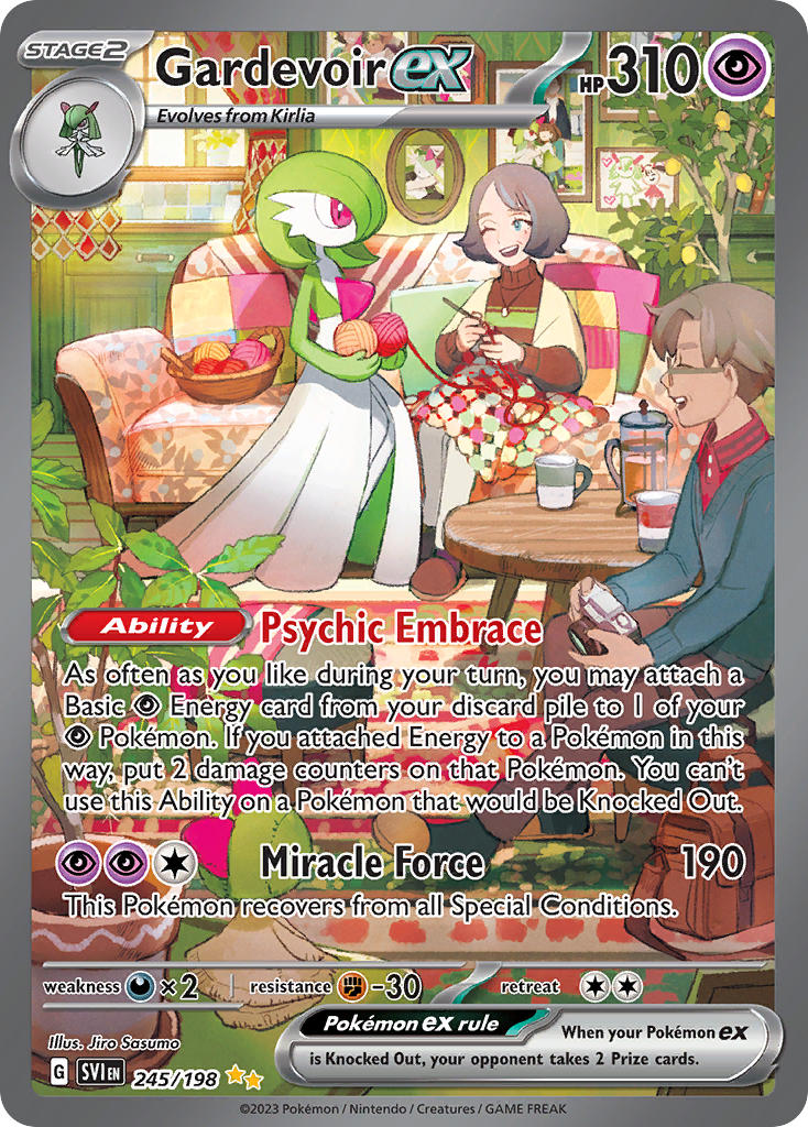 Gardevoir ex - 245/198 (SV1) Special Illustration Rare - Near Mint Hol Gardevoir ex - 245/198 (SV1) Special Illustration Rare - Near Mint Hol