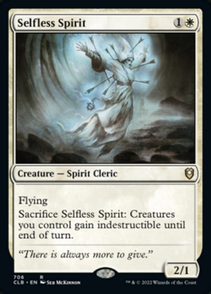 Selfless Spirit [#706 Commander Decks] (CLB-R)