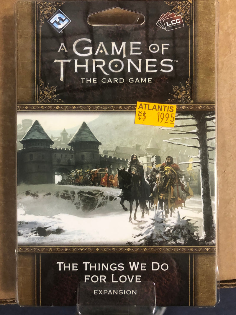 A Game of Thrones 2nd Edition LCG: (GT54) Premium Pack - The Things We Do for Love