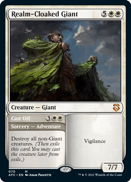 Realm-Cloaked Giant / Cast Off [