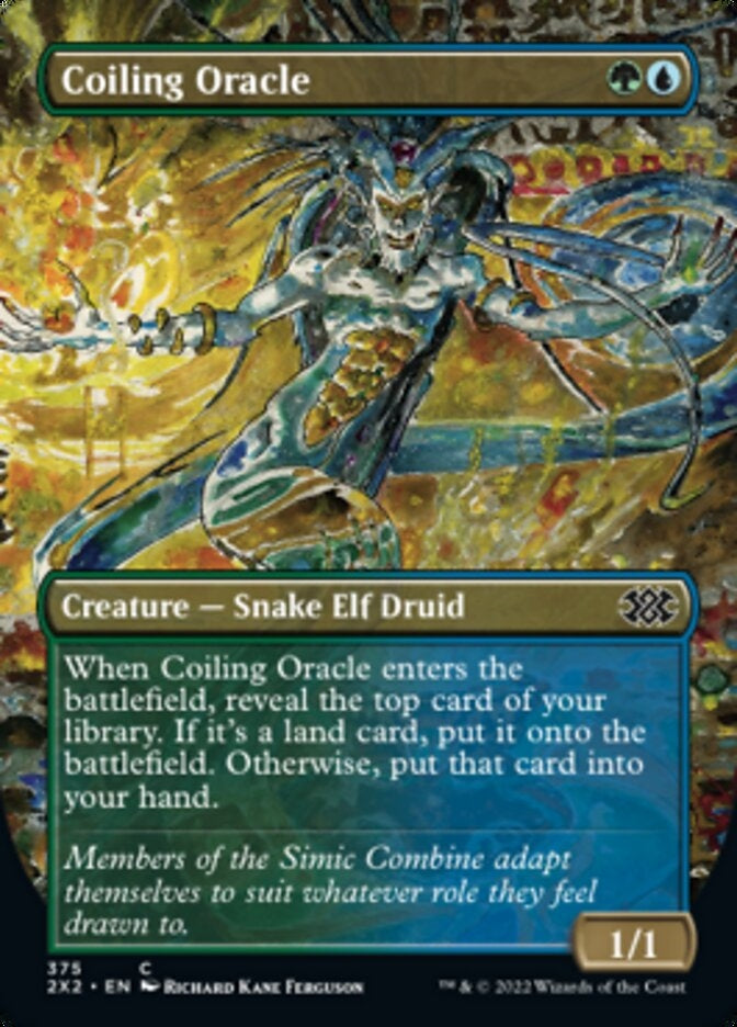 Coiling Oracle [#375 Alternate-Art Borderless] (2X2-C)
