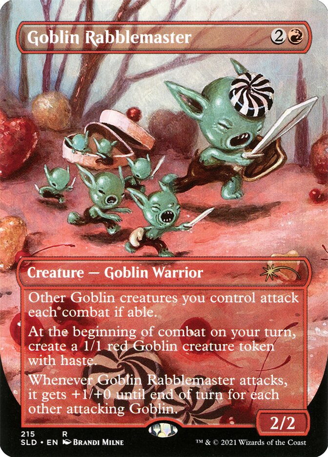 Goblin Rabblemaster (SLD-R-FOIL)