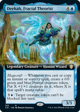 Deekah, Fractal Theorist [Extended Art] (C21-R)