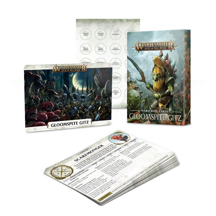 Age of Sigmar: Warscroll Cards - Gloomspite Gitz (OOP)