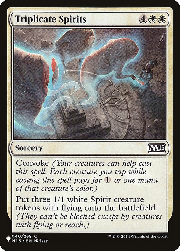 Triplicate Spirits (M15-C-LIST)