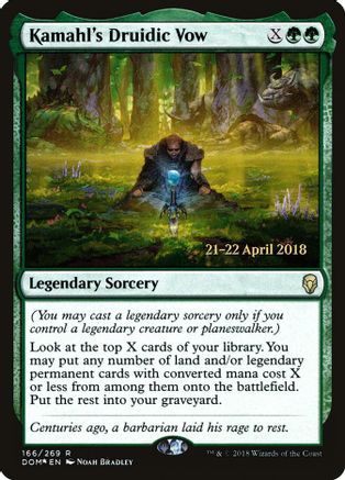 Kamahl's Druidic Vow (DOM-PRE)