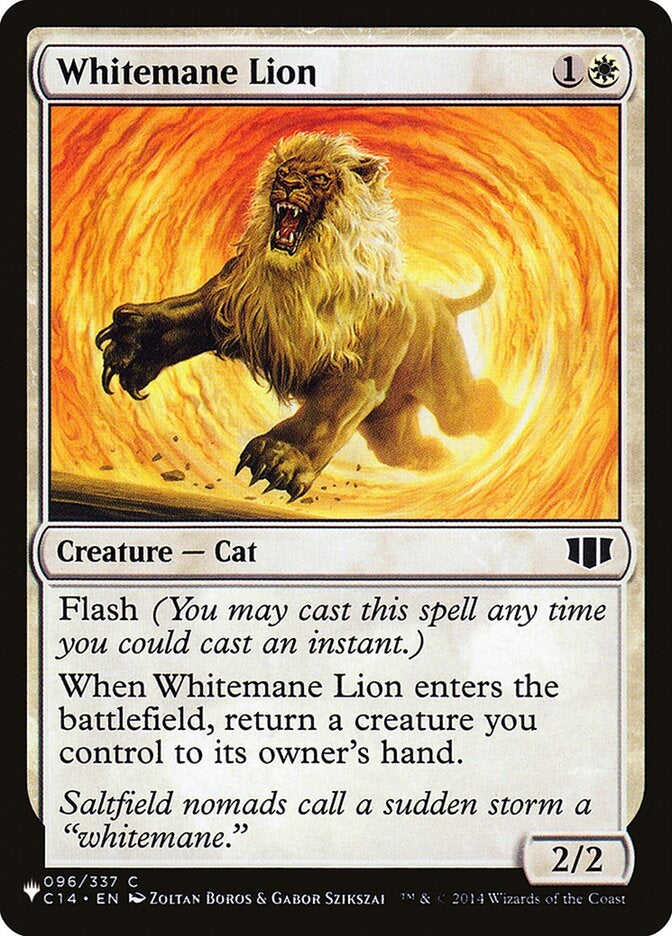 Whitemane Lion (C14-C-LIST)