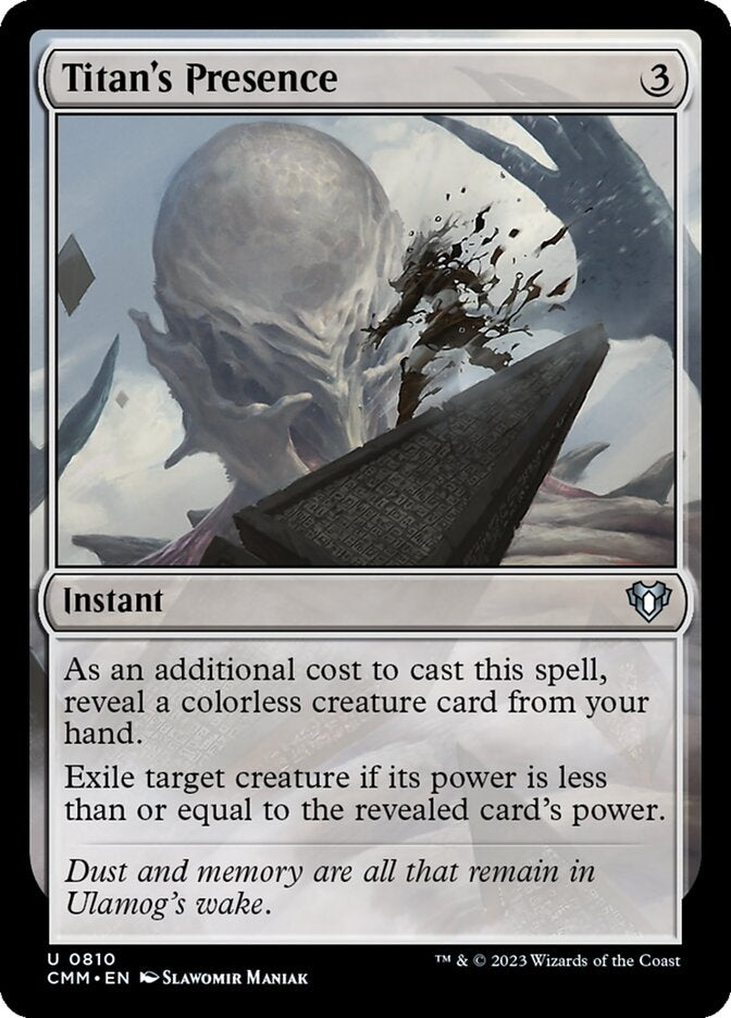 Titan's Presence [#0810 Reprints] (CMM-U)