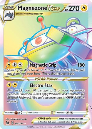 Magnezone VSTAR (Secret) - 198/196 (SWSH11) Secret Rare - Near Mint Holofoil
