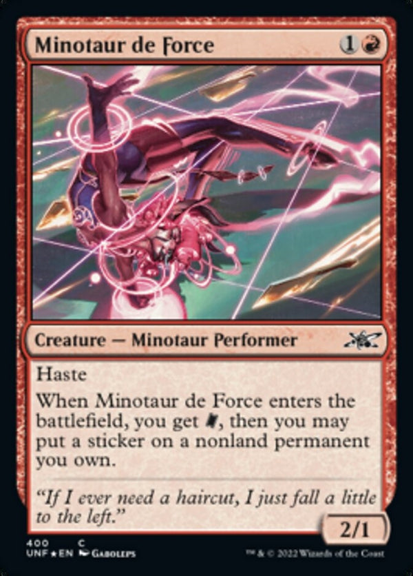 Minotaur de Force [#400 Galaxy Foil] (UNF-C)