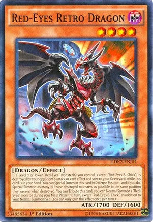 Red-Eyes Retro Dragon (LDK2-ENJ04) Common - Near Mint 1st Edition