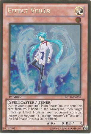Effect Veiler (PGLD-EN036) Gold Rare 1st Edition