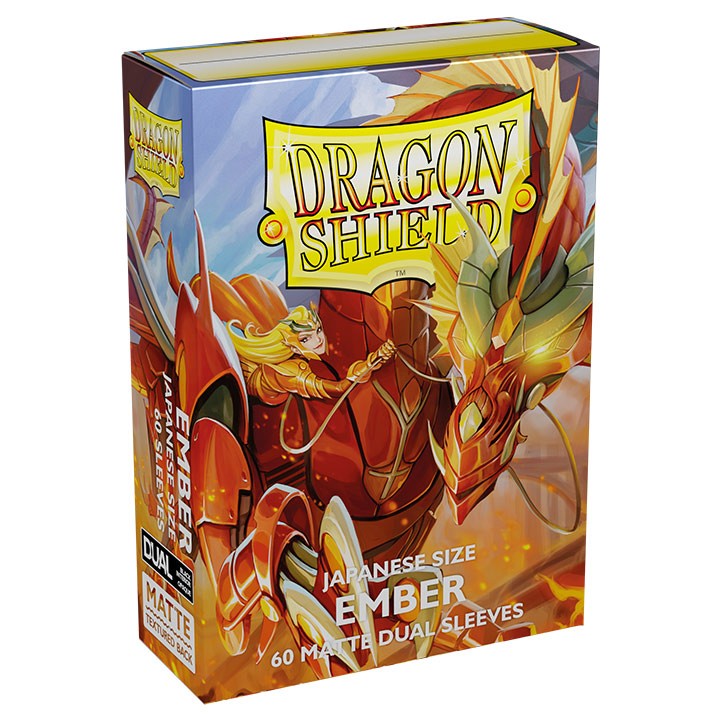 Dragon Shield: Mini - Matte Dual: Ember 60 Count