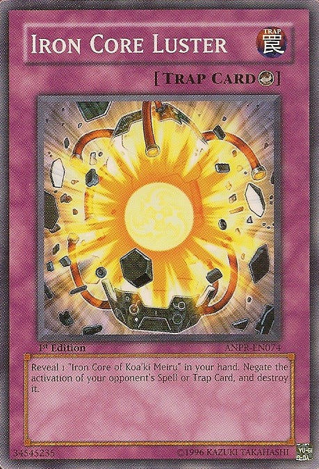 Iron Core Luster (ANPR-EN074) Common - Near Mint 1st Edition