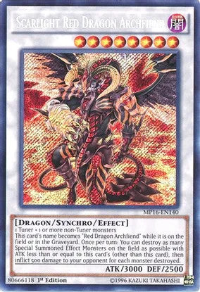 Scarlight Red Dragon Archfiend (MP16-EN140) Secret Rare Near Mint 1st Edition