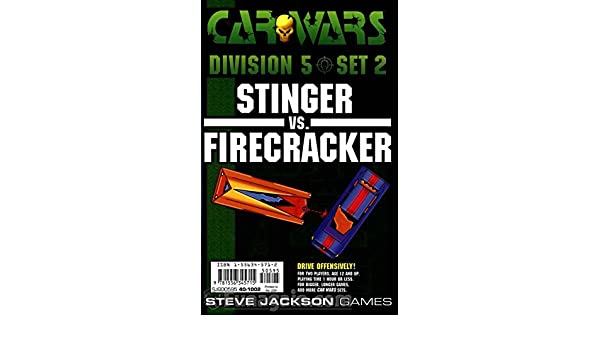 CAR WARS DIV 5 SET 2 STINGER VS FIRECRACKER