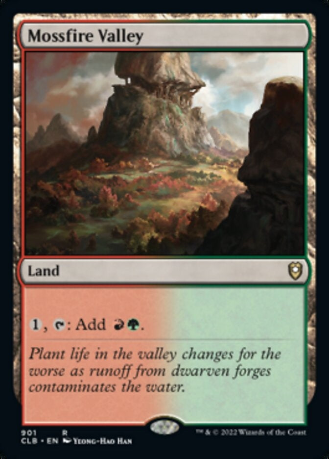 Mossfire Valley [#901 Commander Decks] (CLB-R)