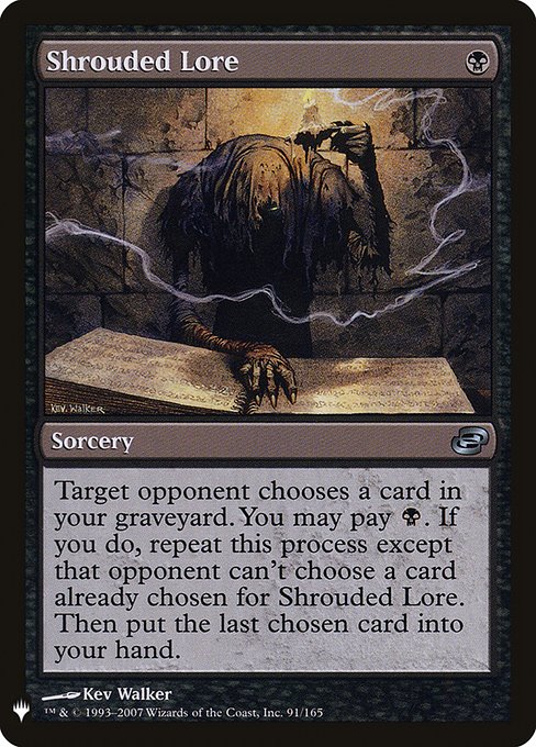 Shrouded Lore [Mystery Booster #0772] (PLC-U)