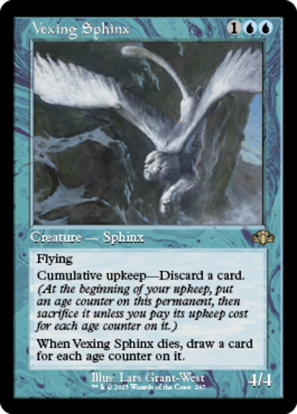 Vexing Sphinx [#297 Old Frame Bonus Sheet] (DMR-R)