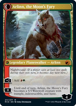 Arlinn, the Pack's Hope//Arlinn, the Moon's Fury (MID-M)