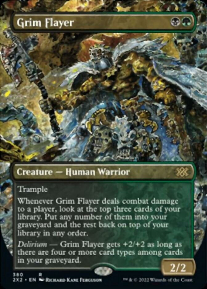 Grim Flayer [#380 Alternate-Art Borderless] (2X2-R)