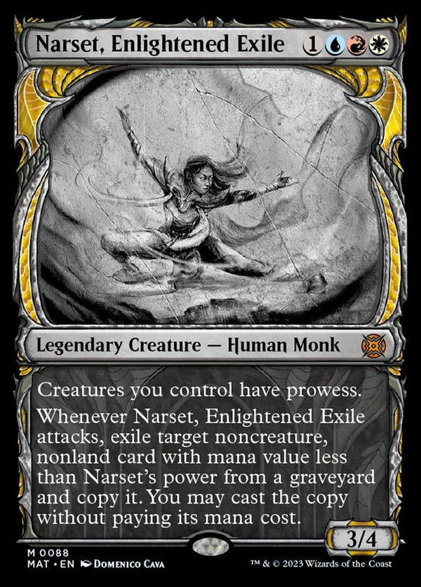 Narset, Enlightened Exile [#0088 Showcase] (MAT-M)