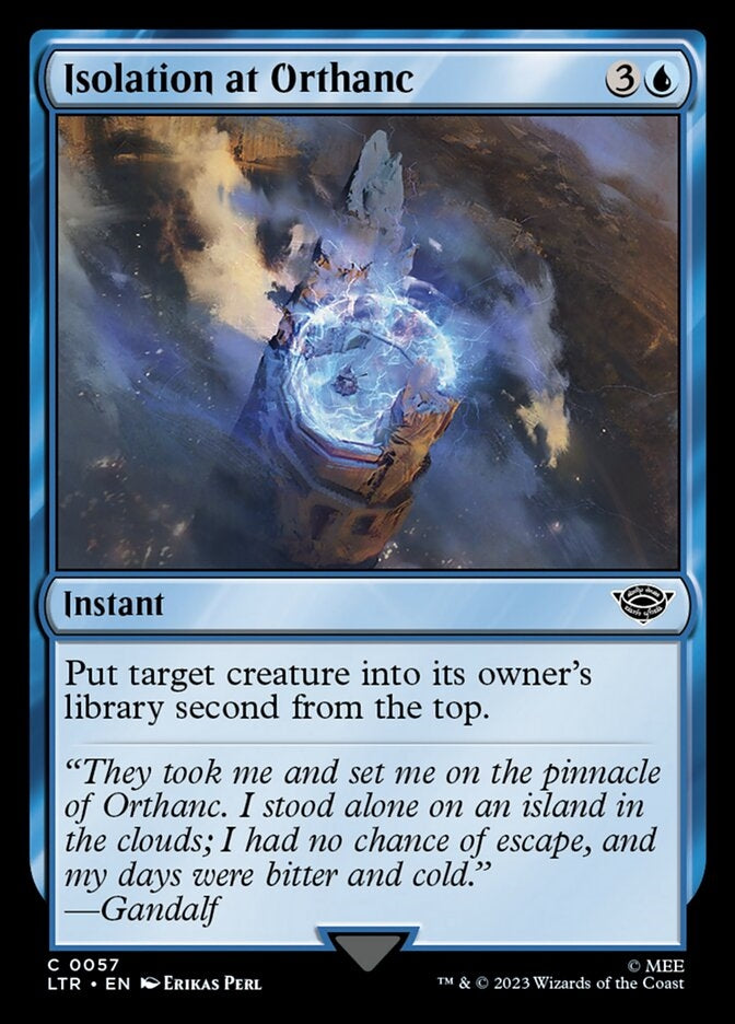 Isolation at Orthanc [#0057] (LTR-C)
