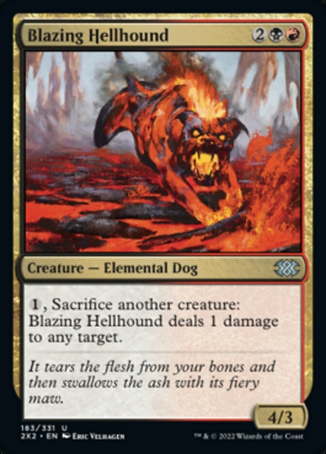 Blazing Hellhound (2X2-U)