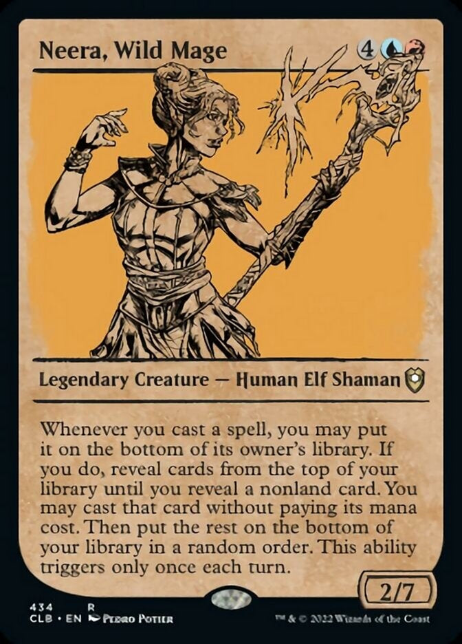 Neera, Wild Mage [#434 Showcase] (CLB-R)
